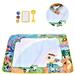 Ftory Water Drawing Board Reusable Magic Water Drawing Painting Board Doodle Mat With Pen Children Kids Toy Water Doodle Mat