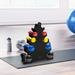 5-Tier Weight Lifting Dumbbell Storage Stand Compact Dumbbell Bracket Dumbbell Storage Rack Tree Leaf Design Dumbbell Holder Gym Dumbbell Rack