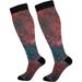 bestwell Galaxy Compression Socks Women Men Long Stocking (20-30mmHg) Travel Knee High Stockings for Athletic Sports Running Cycling Nursing (21-22) (20-30mmHg)