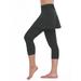Sokhug Pant for Women Casual Skirt Leggings Tennis Pants Sports Fitness Cropped Culottes