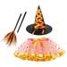 Pseurrlt Halloween Kids Clothing Baby Girls Clothing Skirt Tutu Skirt Toddler Witch Halloween Party Dance Ballet Costume