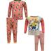 American Marketing Enterprises INC Girls Despicable Me Spread Happiness 4 Piece Toddler Pajamas (4T)