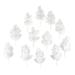 Homeford Organza Corsage Flowers 6-inch 12-count White