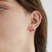Cherry Ear Studs 1 Pair Cherry Ear Studs Eardrop Bow Shape Earrings Ear Accessories Jewelry
