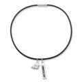 Women's Noah Gragson Leather Necklace with Two Charms