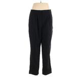 Sag Harbor Casual Pants - High Rise: Black Bottoms - Women's Size 16