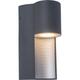 Lutec Urban IP54 Wall Light GU10 Max 35W in Dark Grey Aluminium