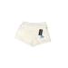 Ocean + Coast Athletic Shorts: Ivory Activewear - Women's Size Medium