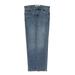 Old Navy Jeans - Adjustable Straight Leg Denim: Blue Bottoms - Kids Girl's Size 12 - Dark Wash