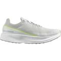 SALOMON Herren Laufschuhe SHOES INDEX 02 White/Lunar Rock/Yellow, Größe 45 ⅓ in Silber