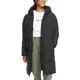 Women's Roxy Womens Test of Time Hooded Long Line Padded Jacket - Black/Grey - Size: 6