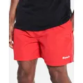 Men's Bench Mens Azure Elasticated Swimming Shorts - Red - Size: 33/32/32