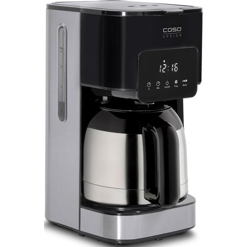 „CASO Filterkaffeemaschine „“1847 Coffee Taste&Style Thermo““ Kaffeemaschinen Gr. 1,2 l, 10 Tasse(n), silberfarben (schwarz, silberfarben) Filterkaffeemaschine“