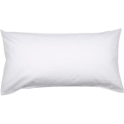 Kissenbezug JANINE "PIANO 0125", weiß, B:80cm L:40cm, Mako-Soft-Seersucker, Seersucker, Kissenbezüge, mit Reißverschluss, Soft-Seersucker, passend zur Bettwäsche Image