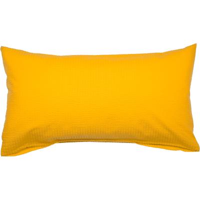 Kissenbezug JANINE "PIANO 0125", gelb (sonne), B:80cm L:40cm, Mako-Soft-Seersucker, Seersucker, Kissenbezüge, mit Reißverschluss, Soft-Seersucker, passend zur Bettwäsche Image
