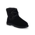 Women's Faux Suede Berber Hiker Boot Bootie by GaaHuu in Black (Size 8 M)