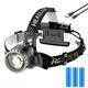 LEKIA Head Torch USB-C Rechargeable, Super Bright 90000LM 4 Modes Headlamp Sensor Function, Long Battery Life, IP65 Waterproof Zoom LED Head Lamp 90°Angle Adjustable for Outdoor Camping Running