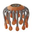 Clyictz 20Massage Heads Scalp Head Massager Red Light Therapy Vibrator Octopus Scratcher for Relaxation Stress Durable (Orange)