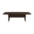 Bush Business Furniture Boat Shaped Conference Table Wood in Black | 28.65 H x 95.2 W x 42 D in | Wayfair 99TB9642BWK