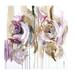 Chelsea Art Studio Flowers on a Stick I by Mia Malcolm Studio - Painting Plastic/Acrylic in White | 36 H x 36 W x 1.5 D in | Wayfair 52MA0030-PX-C