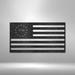 Gracie Oaks American Flag Sign 1776 Wall Décor Metal in Black | 12.75 H x 24 W x 0.05 D in | Wayfair 9CFA36B4D1B14820A390EE3C41454851