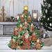 The Holiday Aisle® Santa-Themed Christmas Tree Outdoor Indoor Décor en Christmas Decoration By G. Debrekht - Christmas Décor in Brown | Wayfair