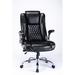 Inbox Zero Liljeta Faux Leather Office Chair, Swivel Computer Chair, Ergonomic Task Chair in Black | 44.09 H x 31.5 W x 28.1 D in | Wayfair