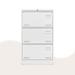 Inbox Zero Limpho Lateral Filing Cabinet w/ 3 Lockable Drawers, 23.6"Wide, Ideal For Legal File Storage in White | Wayfair