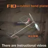 Hot New F1D rubber band powered aircraft student model aircraft competition equipment per scuole di