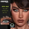 AMARA 1pair Colored Contact Lenses for Eyes Natural Look Black Eye Lenses Gray Contact Blue Lenses