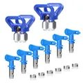 Airless Paint Nozzles Set Reversible Spraying Machine Tips Airless Paint Sprayer Nozzle Kit Airless