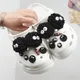 2024 New DIY Black Plush Ball Shoes Charms for Ball Cute Holes Charms Designer Lovely Shoes