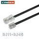 Comnen rj11 bis rj45 Adapter Datenkabel Telefon Stecker zu Stecker Modulares Datenkabel Mobil teil