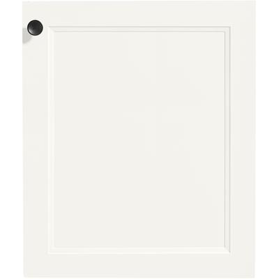 Frontblende NOBILIA "Cascada", Ausrichtung wählbar", weiß (lacklaminat weiß), B:60cm H:72cm T:1,9cm, MDF, Möbelblenden, für integrierte Kühlgeräte und Waschautomaten, Breite 60 cm Image