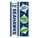 47" Double Sided Seasonal Porch Leaner, Seattle Seahawks - 47" x 11.25"