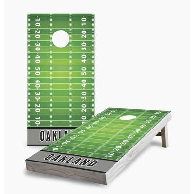 Oakland Raiders Cornhole Game (Choose Wraps or Boards)