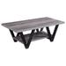 Coaster Furniture Stevens Black and Antique Grey V-shaped Coffee Table