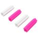 4pcs Nipper Cover Protective Sleeve for Nail Cuticle Scissors Manicure Pedicure Tools kits Dead Skin Scissor (Pink+ Rose Red)