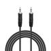 FITE ON 6ft Black 3.5mm Audio Cable Compatible with Sony SRS-RF930R K SRS-RF90R K ZS-BTY50 Wireless BT Speaker