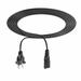 FITE ON 5ft AC Power Cord Outlet Socket Cable Plug Lead Compatible with DJ-Tech UMKII USOLOMKII UMK II DJTech Digital DJ Turntable UPro USOLOPro Compact USB Player And Controller