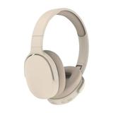 Meitianfacai Wireless Bluetooth Headphones Stereo Over Ear Headphones Foldable Lightweight Bluetooth 5.1 Headphones for Travel/Office/Cellphone/PC - Beige