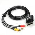 1.8 M Audio Video AV RCA Composite Video Cable for Xbox 360 Slim 360/Xbox 360