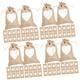 SOLUSTRE 100 Pcs Burlap Gift Bag Mini Gift Bag Pouches Gift Bags for Presents Bridal Gift Bags Candy Gift Bags Present Bag Candy Bags Cookie Bag Bride Bag Drawstring Carrying Bag Linen