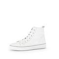 Gabor Women Trainers, Ladies High-Tops,Removable Insole,Laced Ankle Boots,Laced Shoes,mid-Cut,White (Weiss) / 21,39 EU / 6 UK