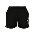 Sweatshorts STARTER BLACK LABEL "Damen Ladies Starter Essential Sweat Shorts" Gr. M, US-Größen, schwarz (black) Damen Hosen Kurze