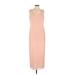 R&M Richards Casual Dress - Sheath: Pink Solid Dresses - Women's Size 10