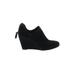 Via Spiga Wedges: Black Print Shoes - Women's Size 6 - Round Toe