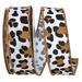 The Holiday Aisle® 1-1/2"X10Yd Multi Leopard Print Linen Wired Edge Rd Ribbon | 1.5 H x 4 W x 4 D in | Wayfair AF4CA7F92E0D4AEC94349E27E16FE103