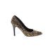 Nine West Heels: Pumps Stilleto Feminine Tan Leopard Print Shoes - Women's Size 6 - Pointed Toe