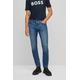 Regular-fit-Jeans BOSS ORANGE "Taber BC-C" Gr. 32, Länge 30, blau (medium blue) Herren Jeans